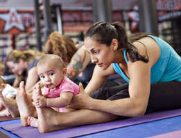baby mama pilates mat class san diego pacific beach